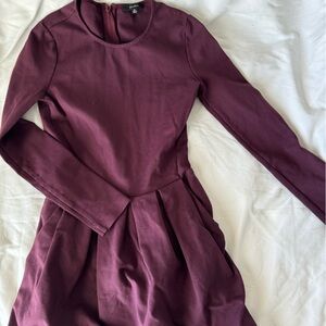 Aritzia Talula burgundy dress size 00